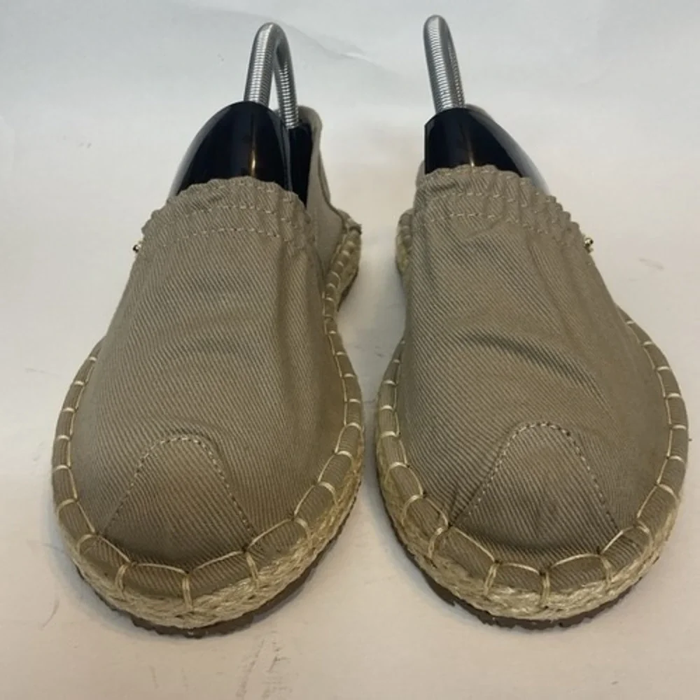 NWOB Brujilda Ivory Canvas Round Toe Slip On Espadrille Comfort‎ Shoes Women 8